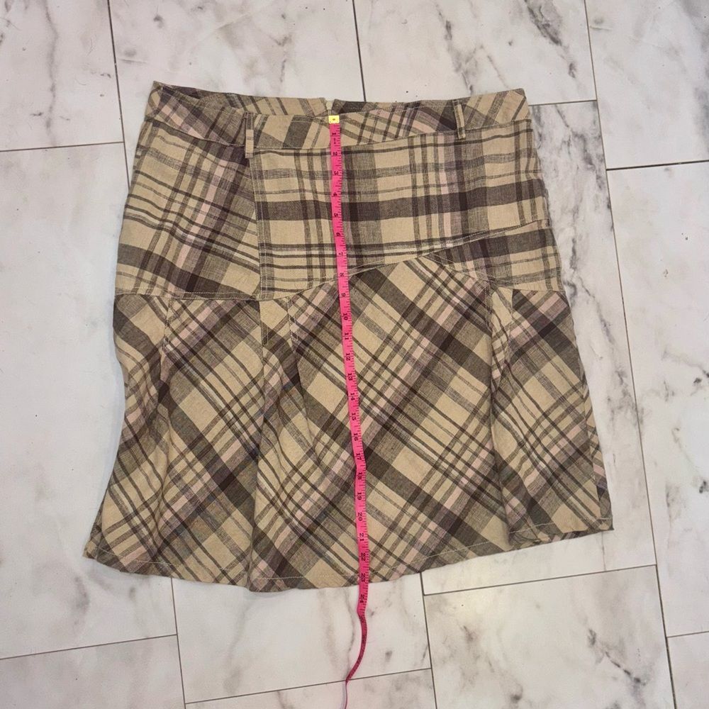 Sherry Taylor Plaid Mini Skirt Plus Size 1X Preppy Academia Y2K - Picture 15 of 16